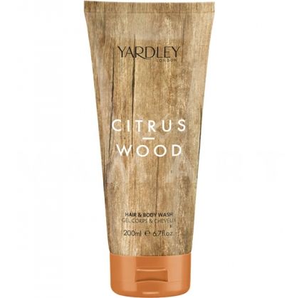 Yardley London Citrus and Wood Hair & Body Wash 200ml мъжки