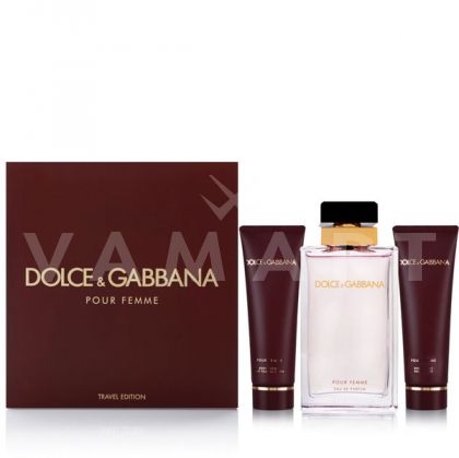 Dolce & Gabbana Pour Femme Eau de Parfum 100ml + Body Lotion 50ml + Shower Gel 50ml дамски комплект