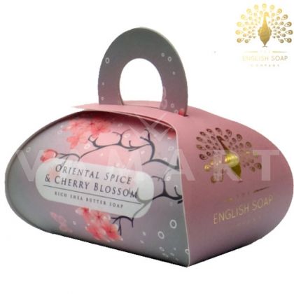 The English Soap Company Luxury Gift Oriental Spice & Cherry Blossom Луксозен сапун 260g