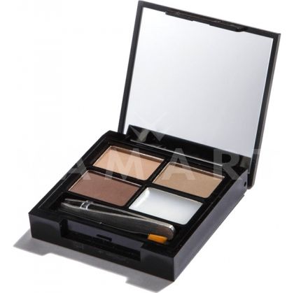 Makeup Revolution London Focus & Fix Eyebrow Shaping Kit Light Medium Комплект за вежди