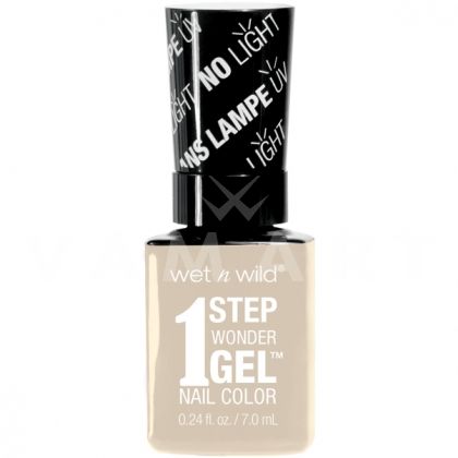 Wet n Wild 1 Step WonderGel Nail Color Гел лак за нокти без печене 7201 Pale in Comparison