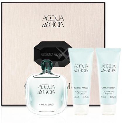 Armani Acqua di Gioia Eau de Parfum 100ml + Body Lotion 75ml + Shower Gel 75ml дамски комплект