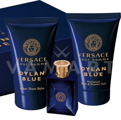 Versace Pour Homme Dylan Blue Eau de Toilette 5ml + Shower Gel 25ml + After Shave Balm 25ml мъжки комплект