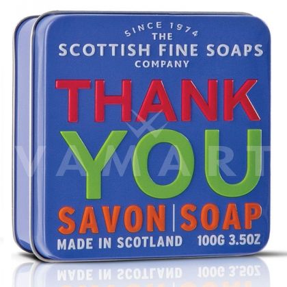 Scottish Fine Soaps Сапун в метална кутия Thank You 100g 