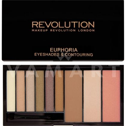 Makeup Revolution London Euphoria Palette Bronzed Палитра сенки и контури