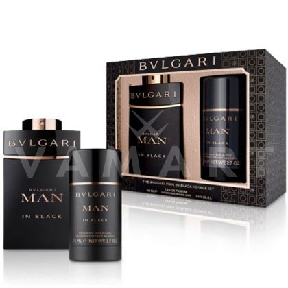 Bvlgari Man In Black Eau de Parfum 100ml + Deodorant Stick 75ml мъжки комплект
