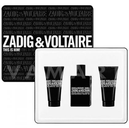 Zadig & Voltaire This is Him Eau de Toilette 50ml + Shower Gel 2 x 50ml мъжки комплект
