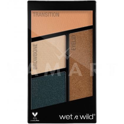Wet n Wild Color Icon Eyeshadow Quad 4 Палитра сенки за очи 343 Hooked on Vinyl