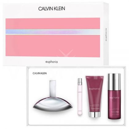 Calvin Klein Euphoria Eau de Parfum 100ml + Body Lotion 100ml + Body Mist 150ml + Eau de Parfum 10ml дамски комплект 
