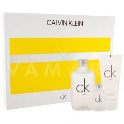 Calvin Klein CK One Eau de Toilette 100ml + Eau de Toilette 15ml + Shower Gel 100ml унисекс комплект