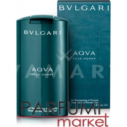 Bvlgari AQVA pour Homme Shampoo & Shower Gel 200ml мъжки