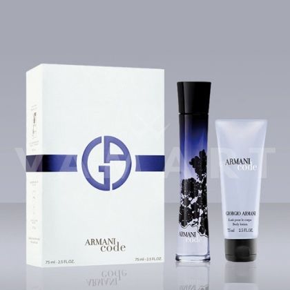 Armani Code Pour Femme Eau de Parfum 75ml + Body Lotion 75ml дамски комплект