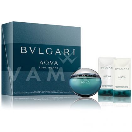 Bvlgari AQVA Pour Homme Eau de Toilette 50ml + After Shave Emulsion 75ml + Shower gel 75ml мъжки комплект