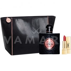 Yves Saint Laurent Black Opium Eau de Parfum 90ml + Lipstick Rouge 1,3ml + Несесер дамски комплект