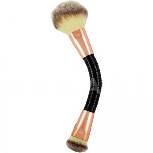 Makeup Revolution London Flex Dual Brush 01 Blend and Buff Четка за фон дьо тен и контуриране