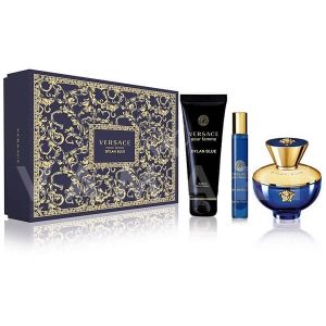 Versace Dylan Blue Pour Femme Eau de Parfum 100ml + Eau de Parfum 10ml + Body Lotion 150ml дамски комплект
