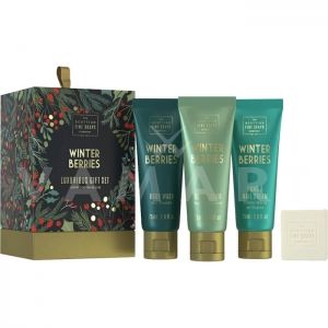 Scottish Fine Soaps Winter Berries Luxurious Gift Set Козметичен комплект за тяло 4 продукта