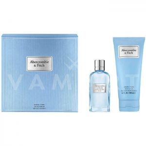 Abercrombie & Fitch First Instinct Blue for woman Eau de Parfum 50ml + Body Lotion 200ml дамски комплект