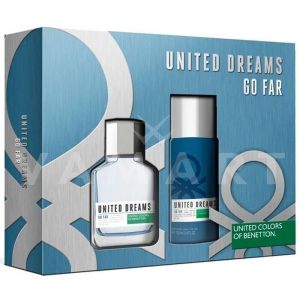 Benetton United Dreams Go Far Eau de Toilette 100ml + Deodorant Spray 150ml мъжки комплект