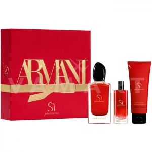 Armani Sì Passione Eau de Parfum 50ml + Eau de Parfum 15ml + Body Lotion 75ml дамски комплект