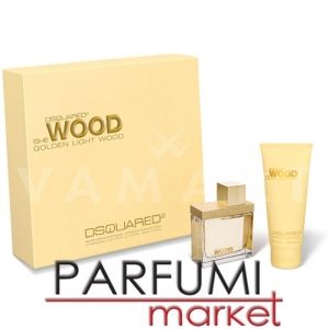 Dsquared2 She Wood Golden Light Wood Eau de Parfum 50ml + Body Lotion 100ml дамски комплект