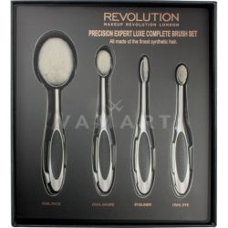 Makeup Revolution London Precision Expert Luxe Complete Brush Комплект 4 луксозни овални четки за грим