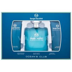 Sergio Tacchini Ocean Club Eau de Toilette 100ml + Shower gel 100ml + After Shave Balm 100ml