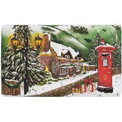 The English Soap Company The English Countryside in Winter Christmas Soap Bar Луксозен растителен коледен сапун 190g