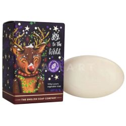 The English Soap Company Christmas Reindeer Soaps Луксозен растителен коледен сапун Коледно еленче 100g