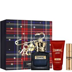Jean Paul Gaultier Scandal pour Homme Intense Eau de Parfum 100ml + Eau de Parfum 10ml + Shower gel 75ml мъжки комплект
