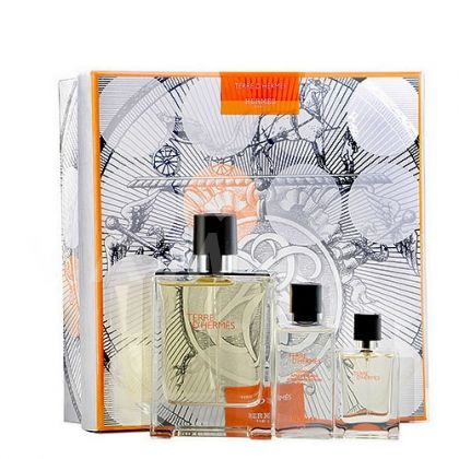 Hermes Terre d'Hermes Eau de Parfum 75ml + After Shave lotion 40ml + Eau de Parfum 12,5ml мъжки комплект