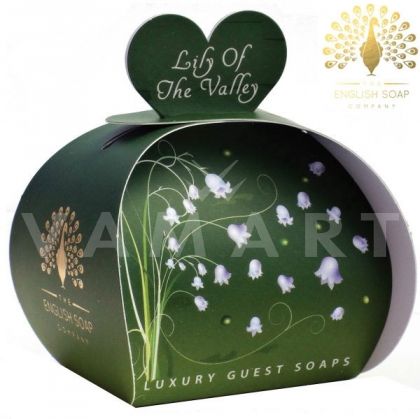 The English Soap Company Luxury Gift Lily of the Valley Луксозен сапун 3 x 20g