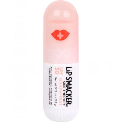 Lip Smacker Kiss Therapy Grapefruit Hight Protection SPF30 Lip Balm Балсам за устни с кокос и масло от жожоба