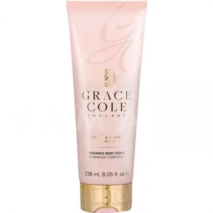Grace Cole England Vanilla Blush & Peony Radiance Body Scrub 238ml Сияен скраб за тяло
