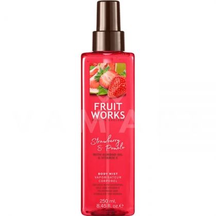 Grace Cole Fruit Works Strawberry & Pomelo Body Mist 250ml Спрей за тяло