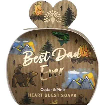 The English Soap Company Occasions Collection Best Dad Ever Луксозен сапун Кедър и бор 3x20g