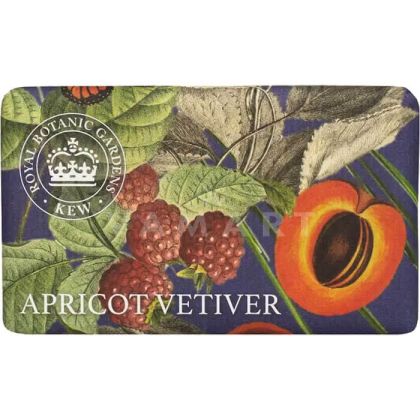 The English Soap Company Kew Gardens Apricot Vetiver Soap Луксозен сапун кайсия и ветивер 240g