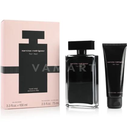 Narciso Rodriguez for Her Eau de Toilette 100ml + Body Lotion 75ml дамски комплект