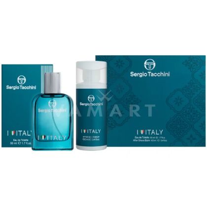 Sergio Tacchini I Love Italy Eau de Toilette 50ml + After Shave Balm 100ml мъжки комплект