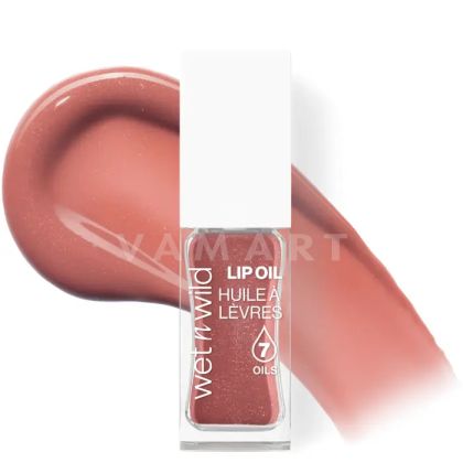 Wet n Wild Lip Oil 6675 Cocoa Rose, Масло за устни с огледален блясък и 7 натурални масла