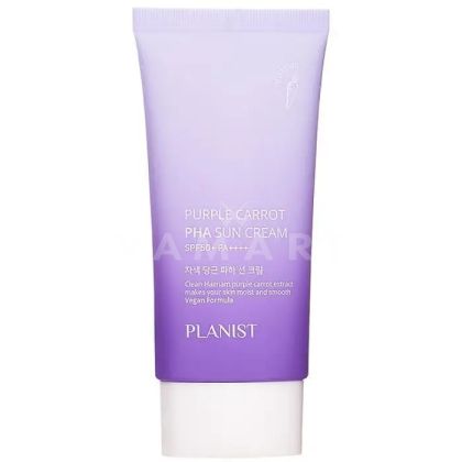 Doori Planist Purple Carrot PHA SPF50+ PA++++ Дълбоко хидратиращ слънцезащитен крем за лице с Лилав морков