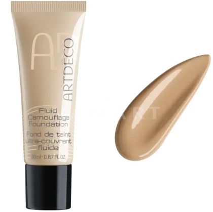 Artdeco Liquid Fluid Camouflage Foundation Фон дьо тен с висока покривност 64 warm/soft tan