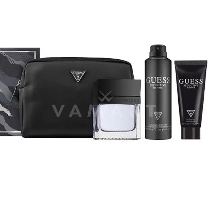 Guess Seductive Homme Eau de Toilette 100ml + Shower Gel 200ml + Deodorant Spray 226ml + несесер мъжки комплект