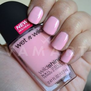 Wet n Wild Wild Shine Лак за нокти 455 Tickled Pink 