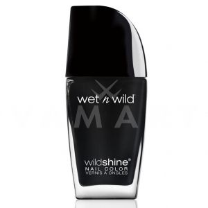 Wet n Wild Wild Shine Лак за нокти 485 Black Creme