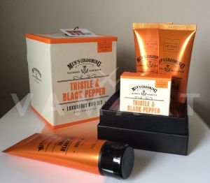 Scottish Fine Soaps Thistle & Black Pepper Мъжки козметичен комплект 4 продукта