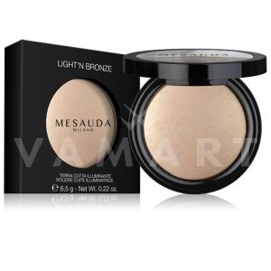 Mesauda Milano Light'N Bronze Highlighting Powders Печена Хайлайт пудра 101 Platinum