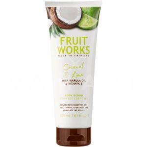 Grace Cole Fruit Works Coconut & Lime Body Scrub 225ml Скраб за тяло