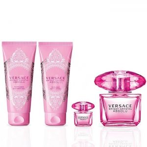 Versace Bright Crystal Absolu Eau de Parfum 90ml + Shower Gel 100ml + Body Lotion 100ml + Eau de Parfum 5ml дамски комплект