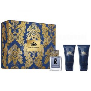 Dolce & Gabbana K Eau de Toilette 50ml + Shower Gel 50ml + After Shave Balm 50ml